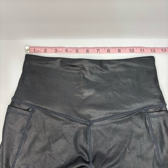 Athleta Inclination Moto Yoga Leggings Black XS - Picture 6 of 9